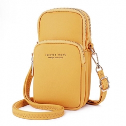 Moda Damska Solidna Torba Na Telefon Casual Crossbody Bag