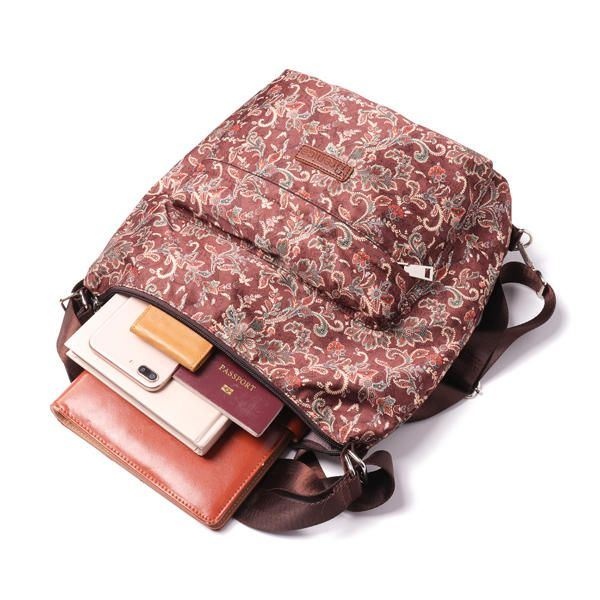 National Floral Travel Kobiety Plecak Torba Crossbody