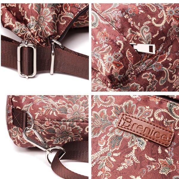 National Floral Travel Kobiety Plecak Torba Crossbody