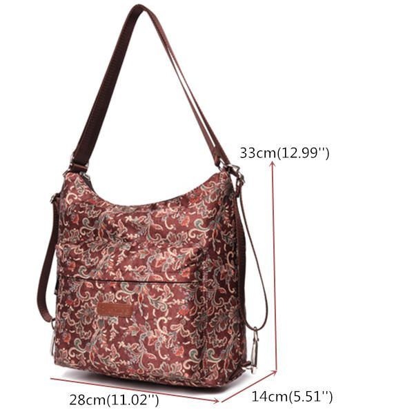 National Floral Travel Kobiety Plecak Torba Crossbody