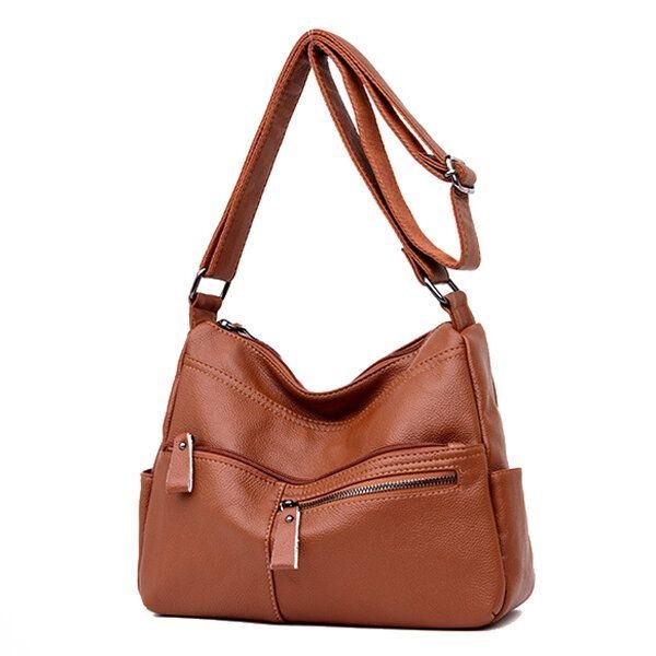 Torba Na Ramię Dla Kobiet Faux Leather Leisure Torba Na Ramię Crossbody