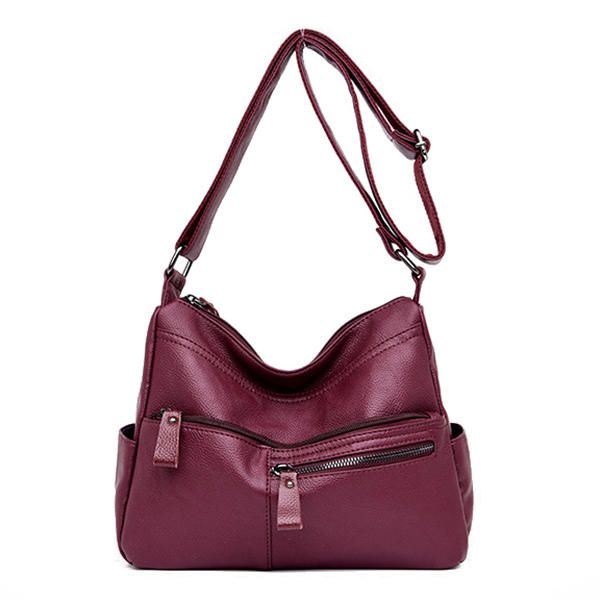 Torba Na Ramię Dla Kobiet Faux Leather Leisure Torba Na Ramię Crossbody