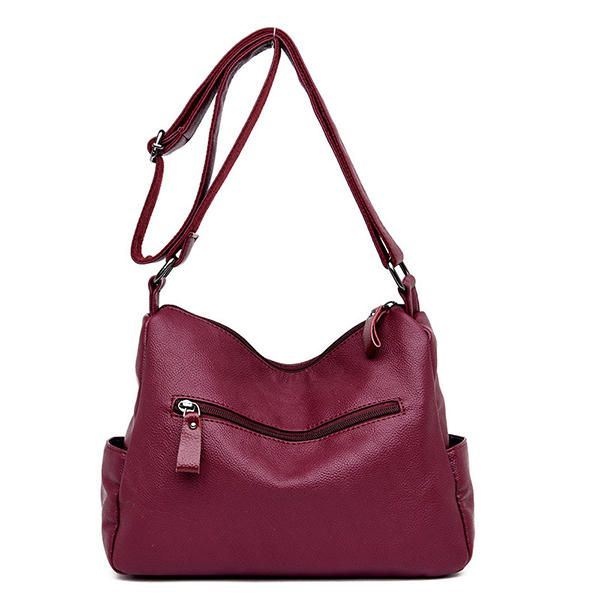 Torba Na Ramię Dla Kobiet Faux Leather Leisure Torba Na Ramię Crossbody