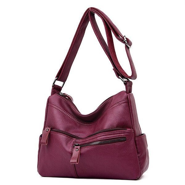 Torba Na Ramię Dla Kobiet Faux Leather Leisure Torba Na Ramię Crossbody