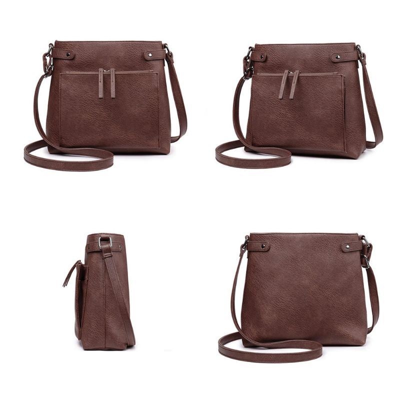 Wielofunkcyjna Torba Crossbody Damska Z Solidnym Etui