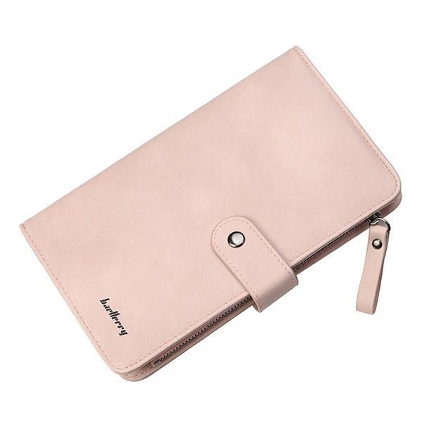 Baellerry Women 9 Cards Slots Long Wallet Phone Bag