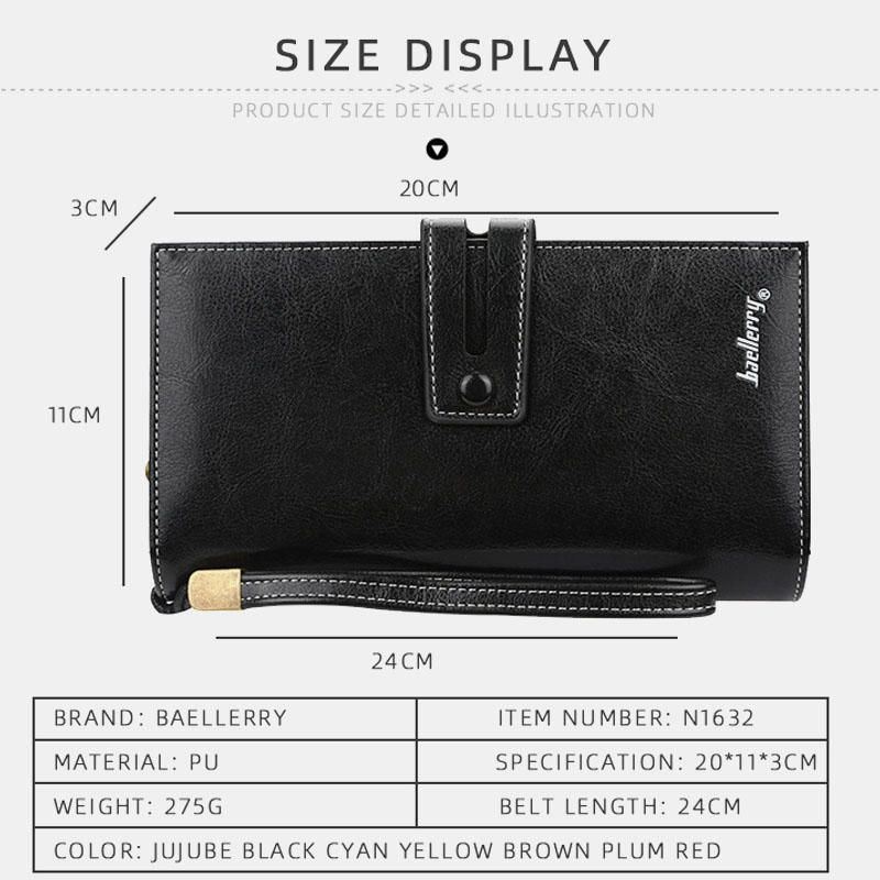 Baellerry Women Long Wallet Money Card Torebka Sprzęgła Bag