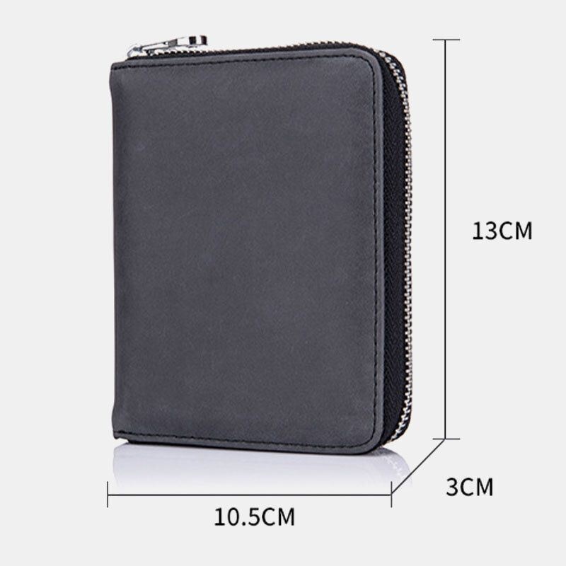 Kobiety Z Prawdziwej Skóry Anti-theft Organ Design Milti-card Slot Card Bag Card Holder Wallet