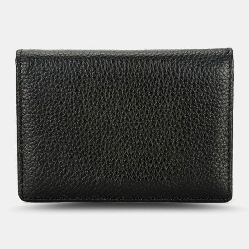 Mężczyźni Prawdziwa Skóra Duża Pojemność Bifold Retro Business Multi-card Slot Holder Wizytownik Na Karty Biznesowe Portfel Na Karty Kredytowe