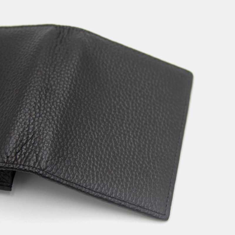 Mężczyźni Prawdziwa Skóra Duża Pojemność Bifold Retro Business Multi-card Slot Holder Wizytownik Na Karty Biznesowe Portfel Na Karty Kredytowe