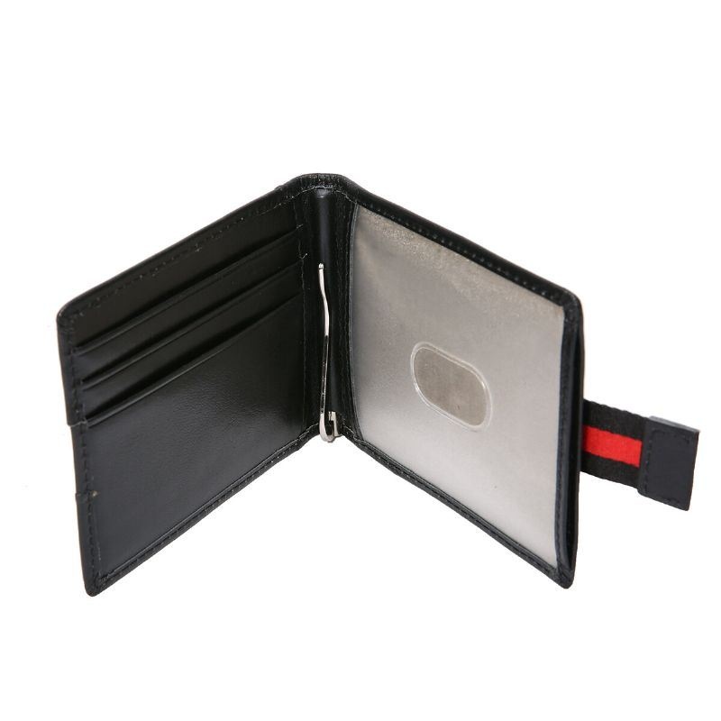 Mężczyźni Slim Bifold Blokujące Portfele Retro Casual Prawdziwej Skóry Krótkie Posiadacz Karty Slot Na Wiele Kart Pieniądze Klip