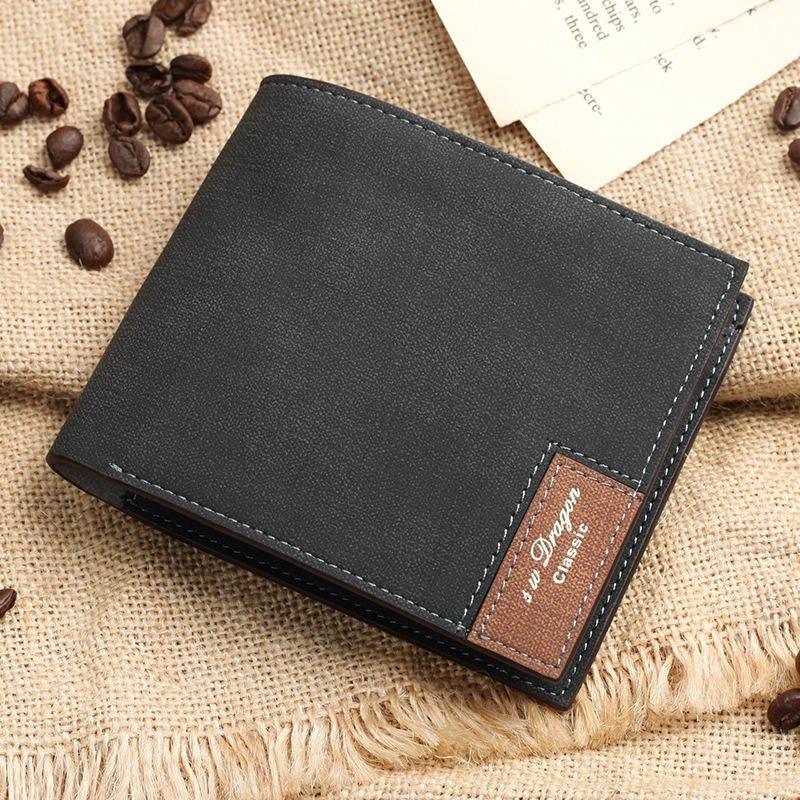 Męski Portfel Pu Soft Bifold Minimalistyczny Etui Na Karty Z Klipsem Na Pieniądze