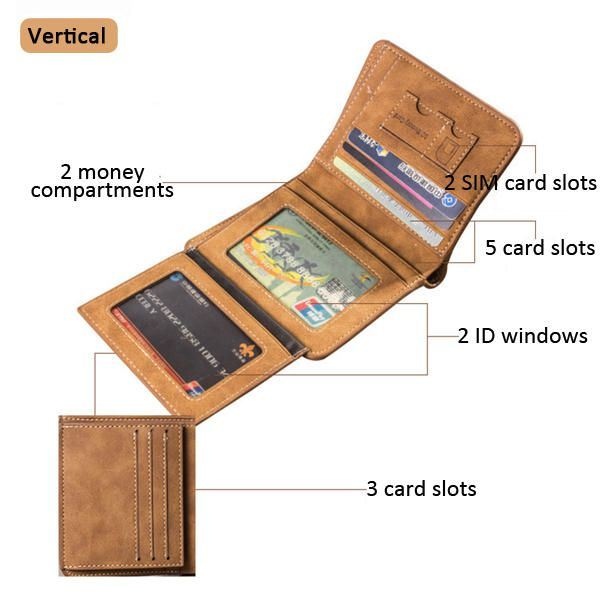 Męski Uchwyt Na Karty Multi Card Slim Wallet Card