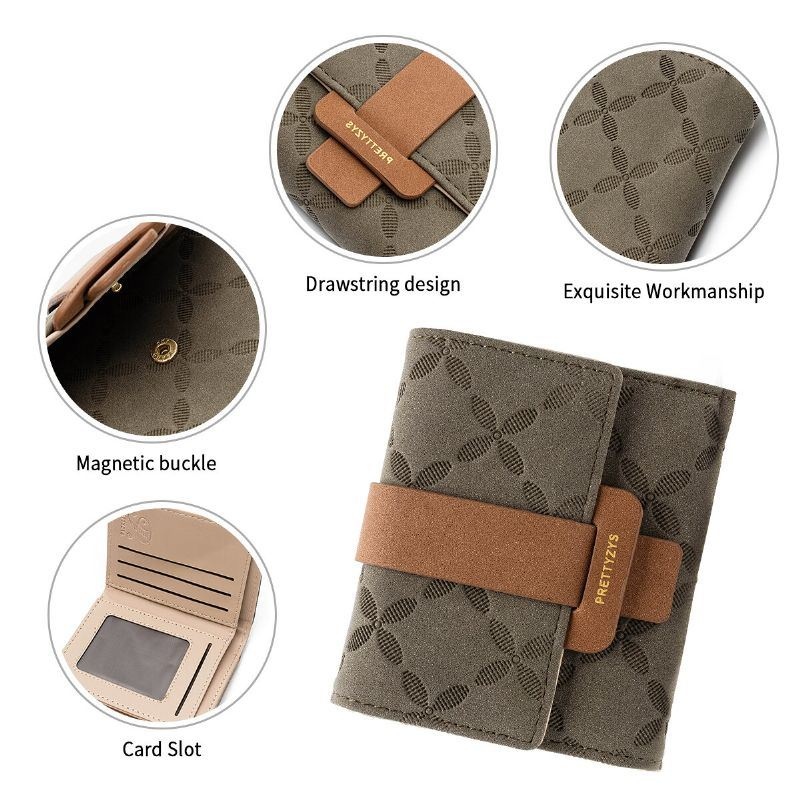 Moda Damska Torebka Mini Faux Skórzany Portfel Posiadacz Karty Moneta Torba Zip Coin Pouch Portfel Id