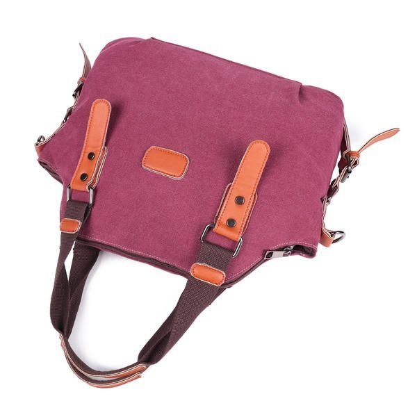 Kobiety Płótno Na Co Dzień W Stylu Vintage O Dużej Pojemności Płócienna Torebka Na Ramię Torby Crossbody