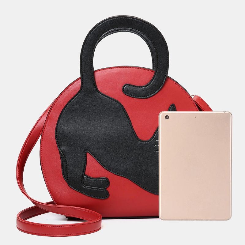 Kobiety Śliczny Kot Wzór Rozszerzalna Torebka Torba Crossbody Torba Moda