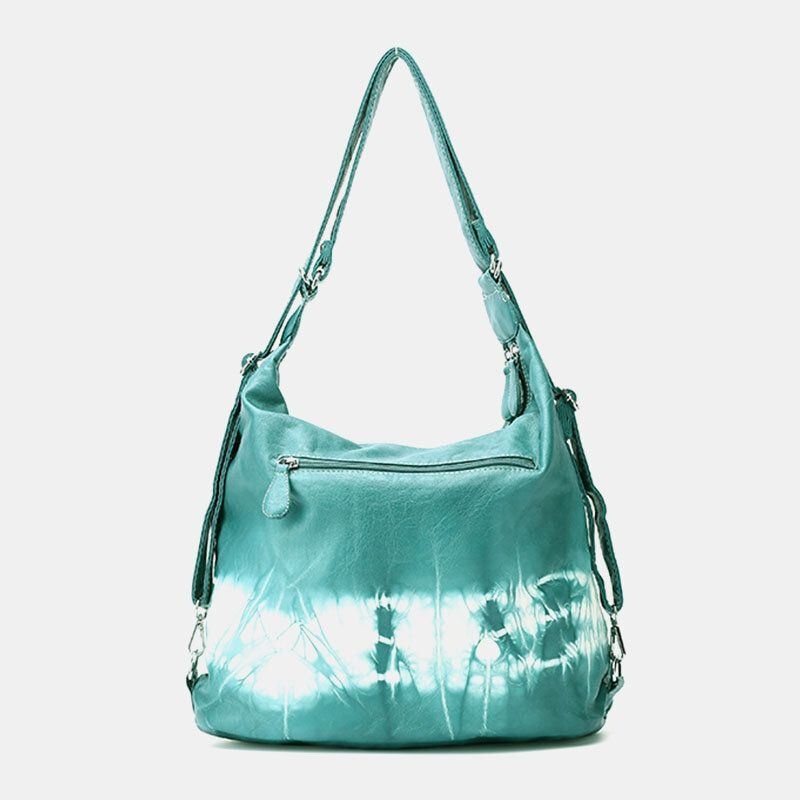 Kobiety Tie Dye Multi-carry Wodoodporna Torba Crossbody O Dużej Pojemności Torba Na Ramię Torebka Plecak