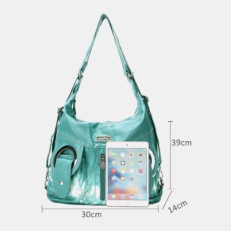 Kobiety Tie Dye Multi-carry Wodoodporna Torba Crossbody O Dużej Pojemności Torba Na Ramię Torebka Plecak