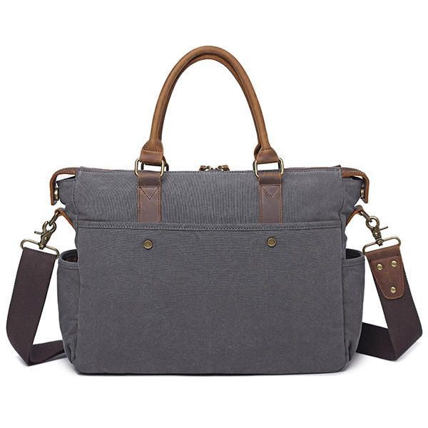 Męska Torebka Podróżna Na Zewnątrz Vintage Crossbody Torba Na Ramię Płócienna Designerska Torba