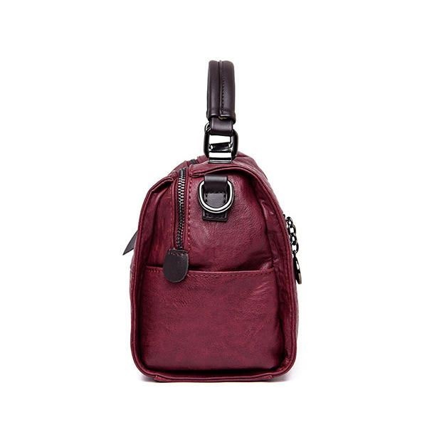 Torebka Damska Z Miękkiej Skóry Crossbody Przeszywana Torebka Rekreacyjna