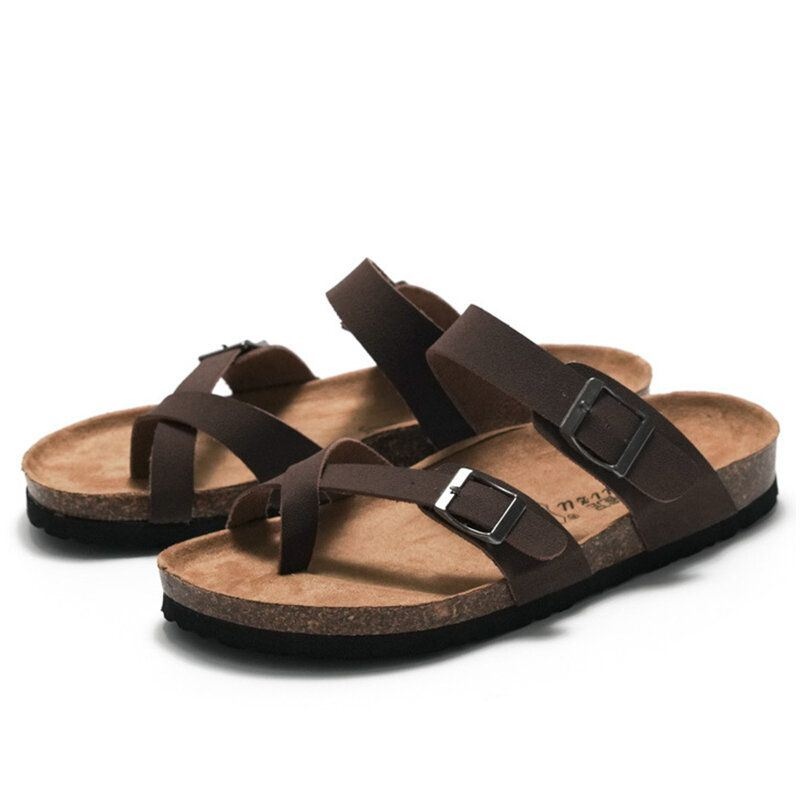 Męska Klamra Z Klipsem Na Palec Slip On Casual Beach Codzienne Kapcie