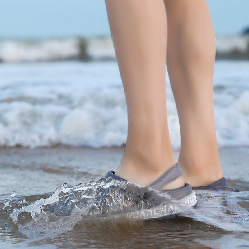 Męskie Antypoślizgowe Wodoodporne Zewnętrzne Sandały Plażowe Z Miękką Podeszwą I Kapcie