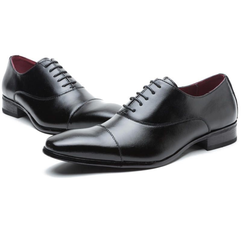 Męskie Formalne Buty Wizytowe Casual Business Genuine Leather Oksfordzie