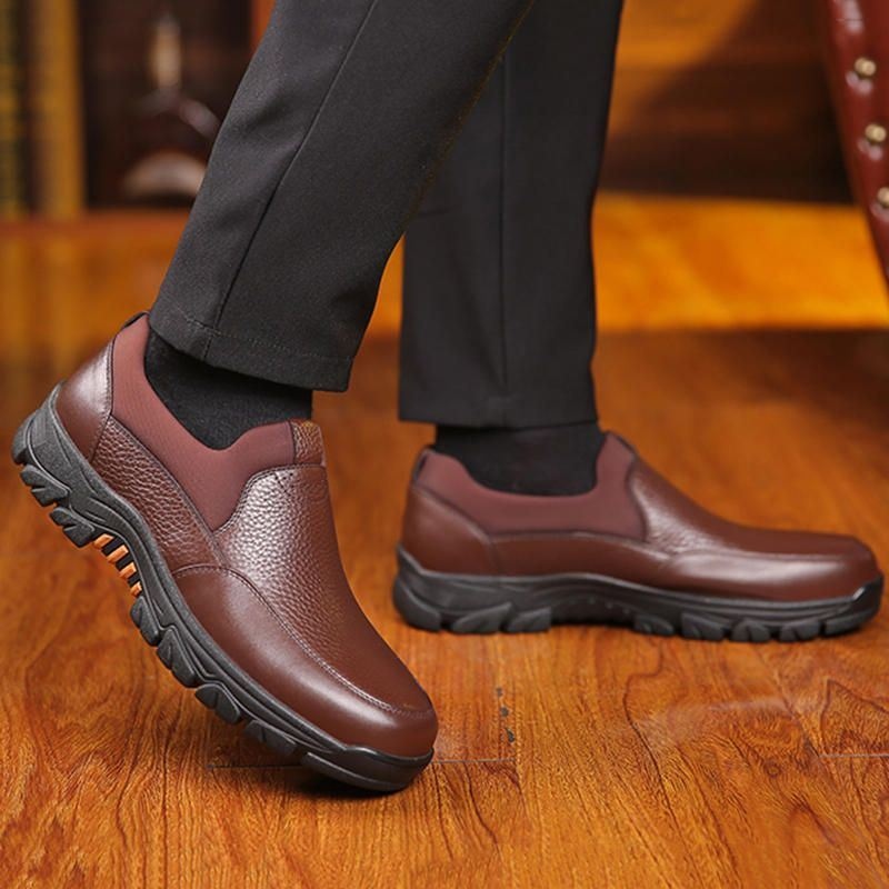 Męskie Klasyczne Antypoślizgowe Miękkie Business Casual Office Oxfords