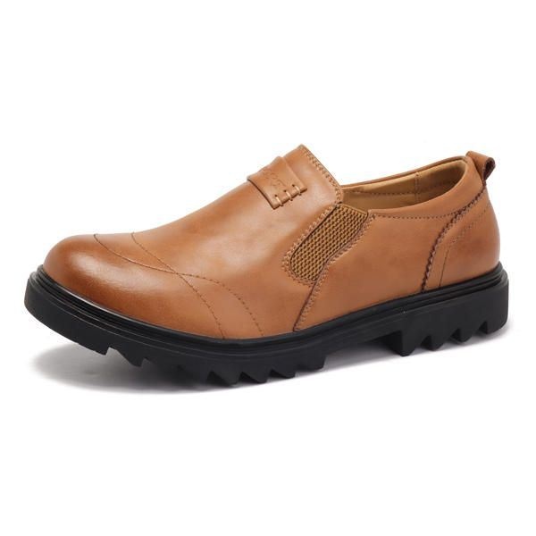 Męskie Mern Comfy Casual Business Elastyczny Pasek Slip On Oxfords