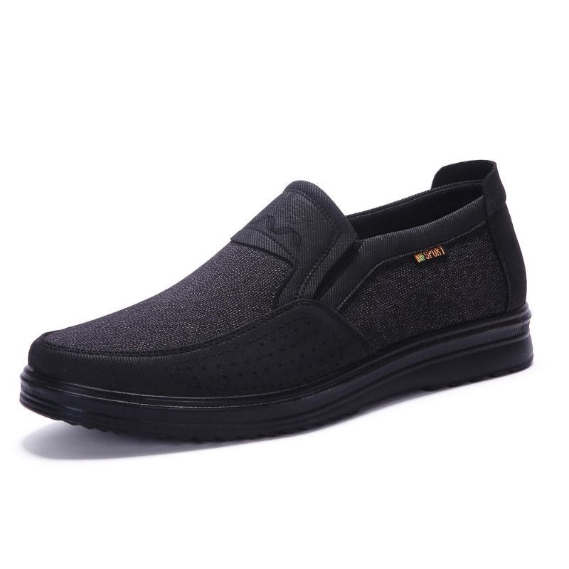 Męskie Miękkie Oddychające Business Casual Slip On Oxfords