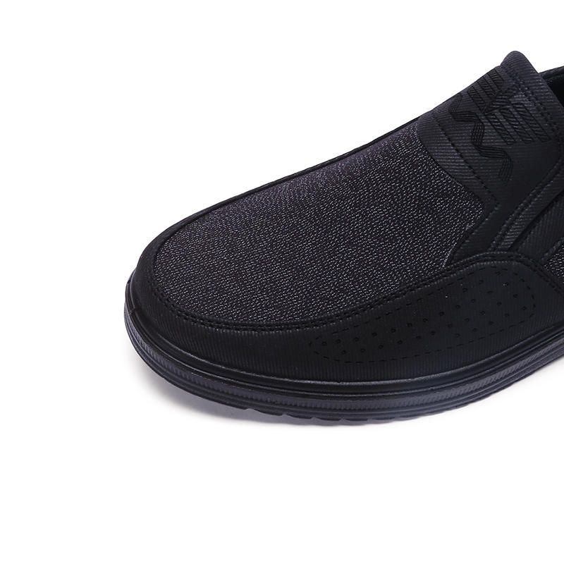 Męskie Miękkie Oddychające Business Casual Slip On Oxfords