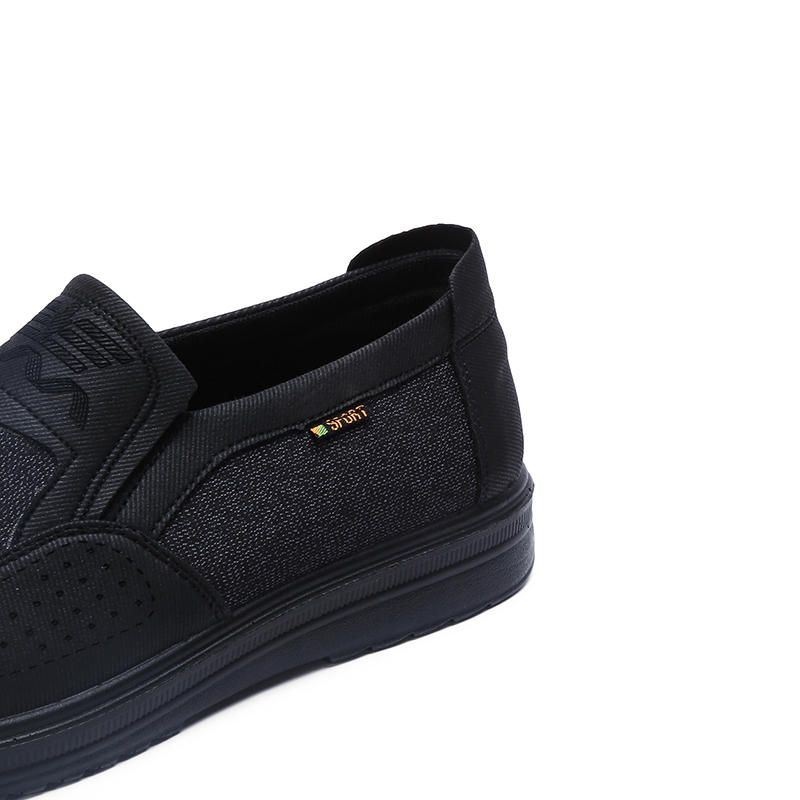 Męskie Miękkie Oddychające Business Casual Slip On Oxfords