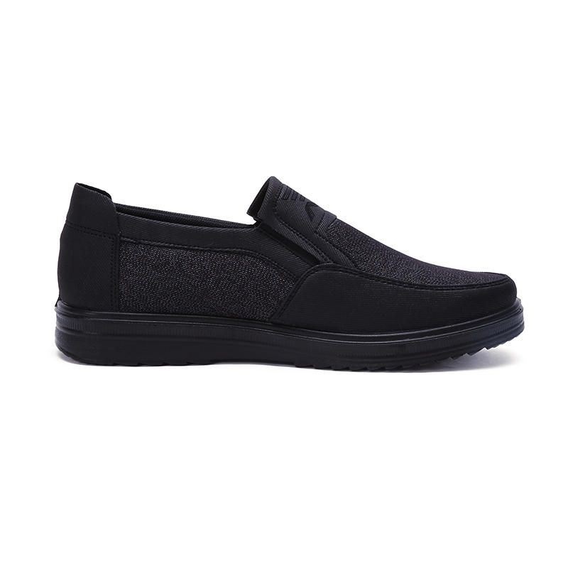 Męskie Miękkie Oddychające Business Casual Slip On Oxfords