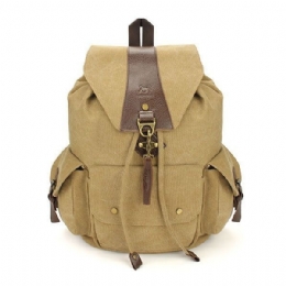 Casual Vintage Męskie Plecaki Canvas Women Backpack School Bags