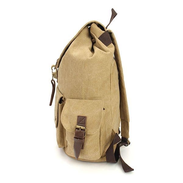 Casual Vintage Męskie Plecaki Canvas Women Backpack School Bags