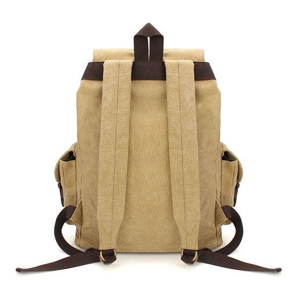 Casual Vintage Męskie Plecaki Canvas Women Backpack School Bags