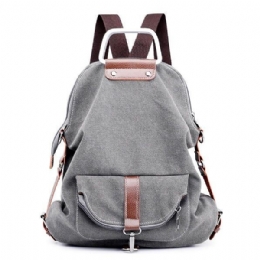 Damski Wielofunkcyjny Plecak Na Co Dzień Messenger Bag Canvas Backpack