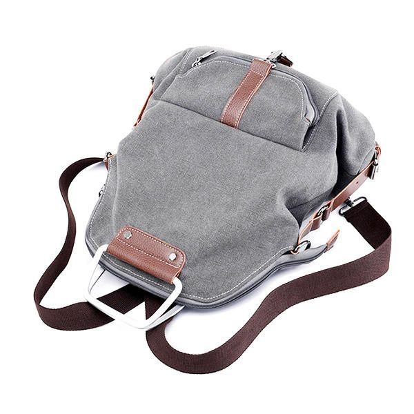 Damski Wielofunkcyjny Plecak Na Co Dzień Messenger Bag Canvas Backpack