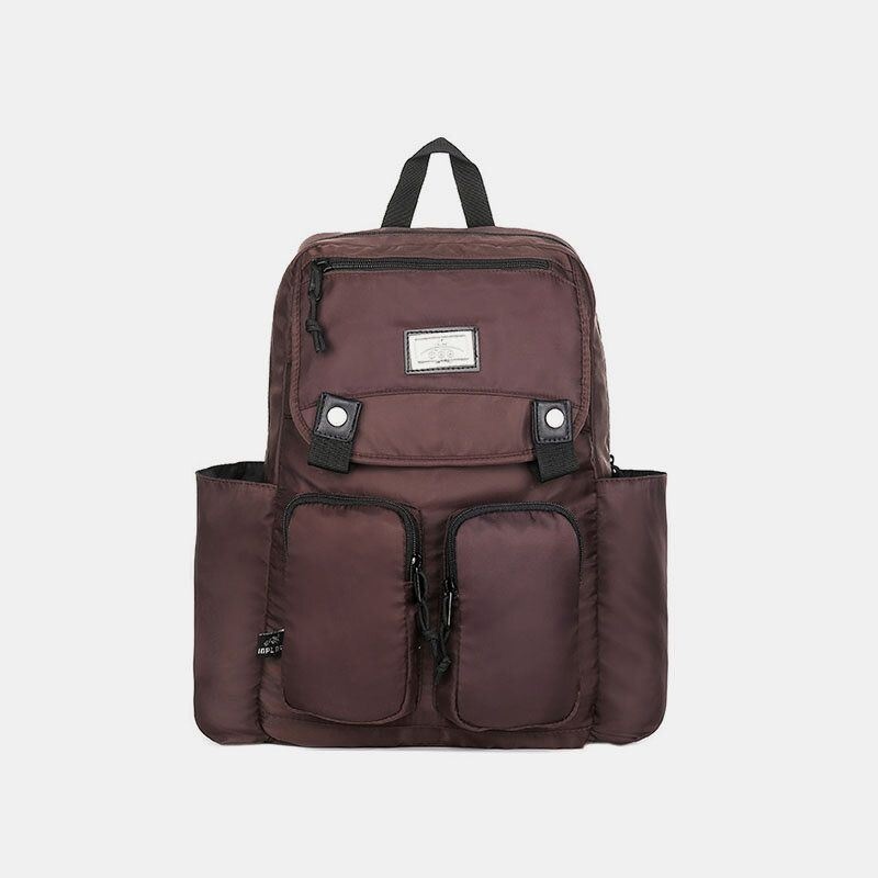 Mężczyźni 20l Nylon Wielofunkcyjny Multi-kieszeni Lekki Duża Pojemność 15.6 Cal Torba Na Laptop Plecak