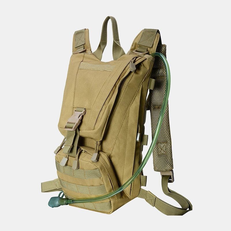 Mężczyźni Oxford Cloth Tactical Camouflage Outdoor Riding Wspinaczka Sport Water Bottele Pocket Backpack