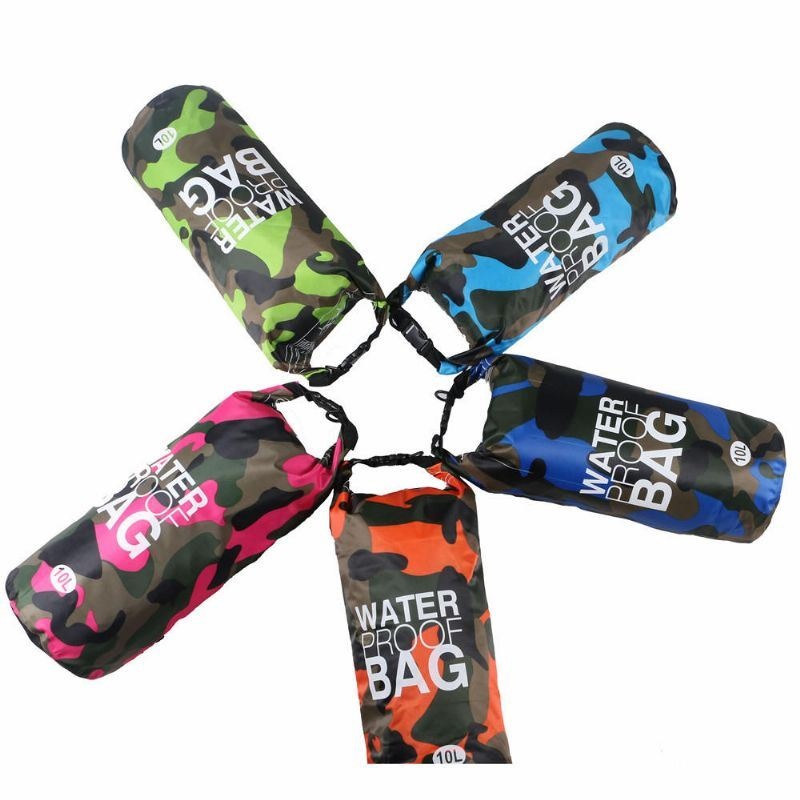 Męska Wodoodporna Lekka Torba Na Zewnątrz Camouflage Dry Bag Camo Compression Bag