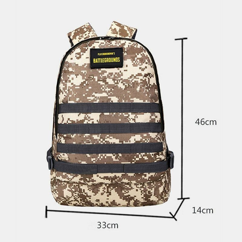 Męski Unisex Kamuflaż Oxford Cloth Student School Bag Fashion Game Trend Plecak