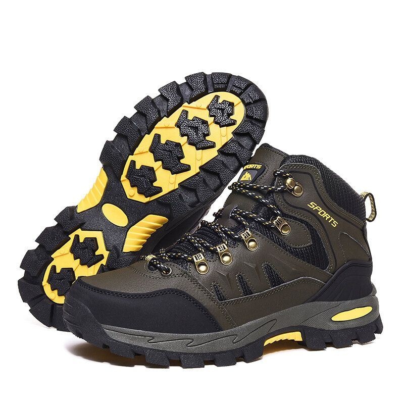 Mężczyźni Mesh Fabric Sliping Oddychające Antypoślizgowe Nadające Się Do Noszenia Miękkie Podeszwy Outdoor Hiking Shoes