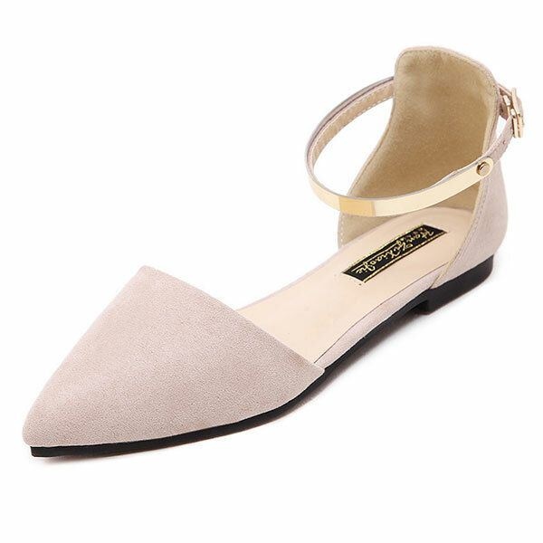 Kobiety Pointed Toe Miękka Podeszwa Casual Slip On Flat Loafers