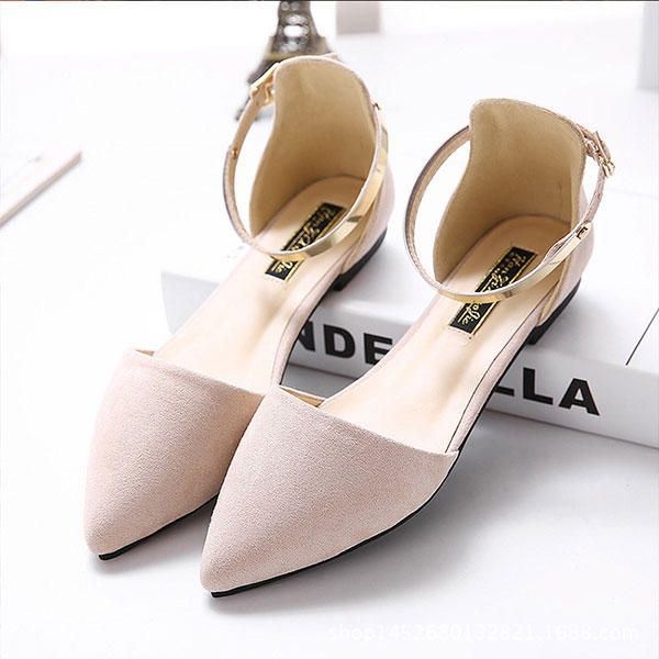 Kobiety Pointed Toe Miękka Podeszwa Casual Slip On Flat Loafers