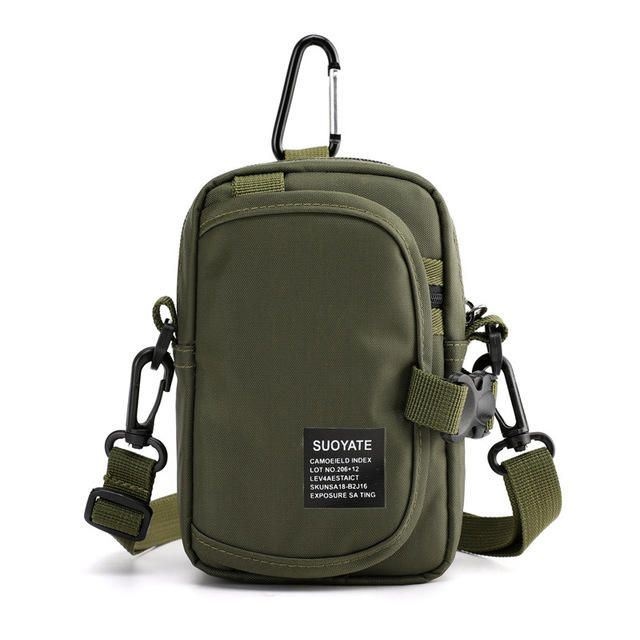 Ekskluzywny Dla Mężczyzn Przekątna Na Ramię Cross-body Outdoor Sports Torebka Na Telefon Oxford Tkaniny Wielofunkcyjne Sportowe Kieszenie