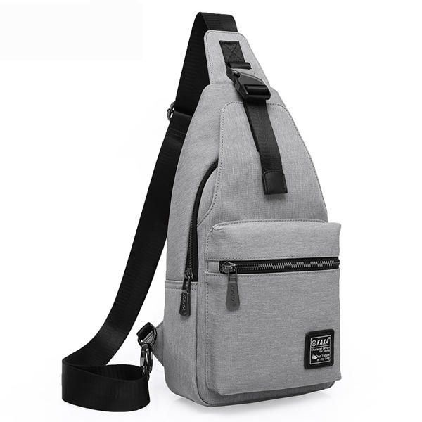 Kaka® Men Fashion Chest Pack Duża Pojemność Swagger Bag Torba Podróżna Crossbody