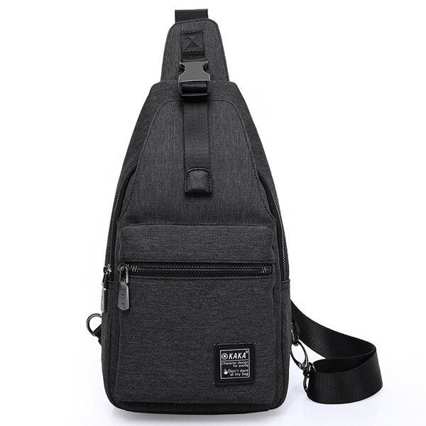 Kaka® Men Fashion Chest Pack Duża Pojemność Swagger Bag Torba Podróżna Crossbody