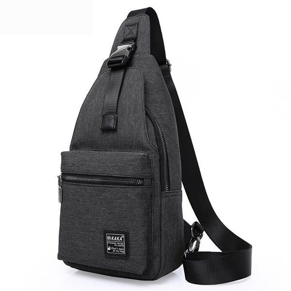 Kaka® Men Fashion Chest Pack Duża Pojemność Swagger Bag Torba Podróżna Crossbody