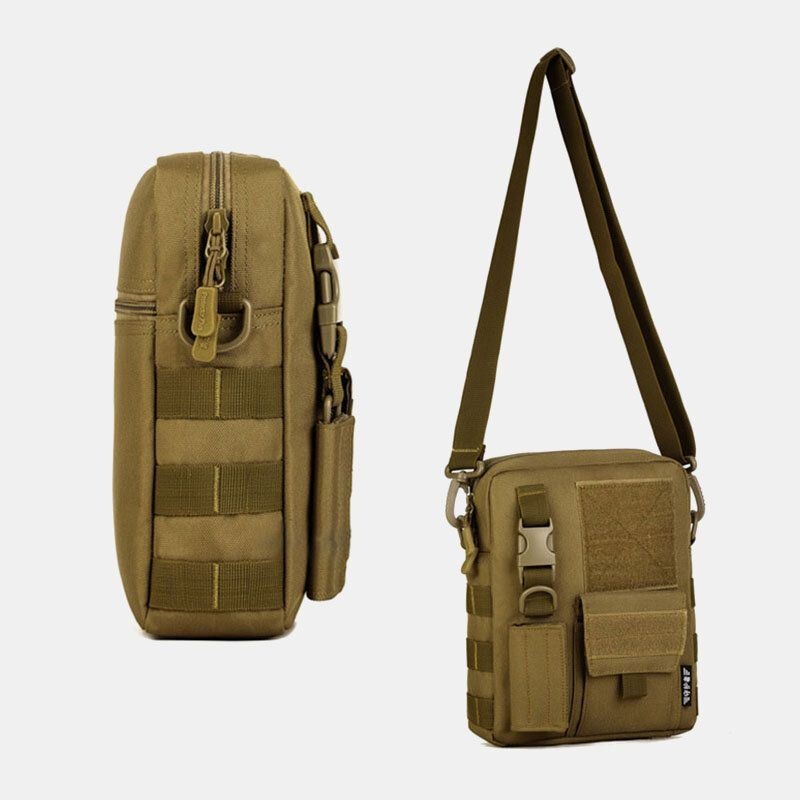 Men Camo Pattern Wielofunkcyjna Torba Podróżna O Dużej Pojemności Na Zewnątrz Torba Taktyczna Crossbody Torba Na Ramię Torba Kwadratowa